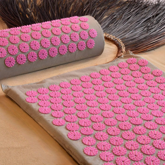 Akupressurmatte und Kissen Basic - Set Wellvanilla
