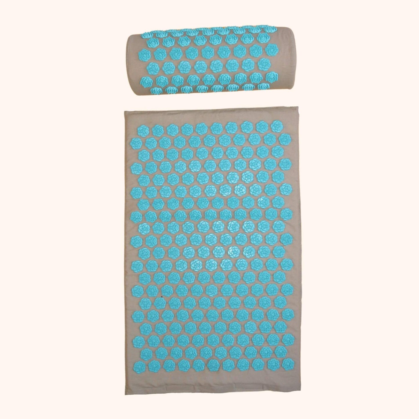 Akupressurmatte und Kissen Lotus - Set Wellvanilla