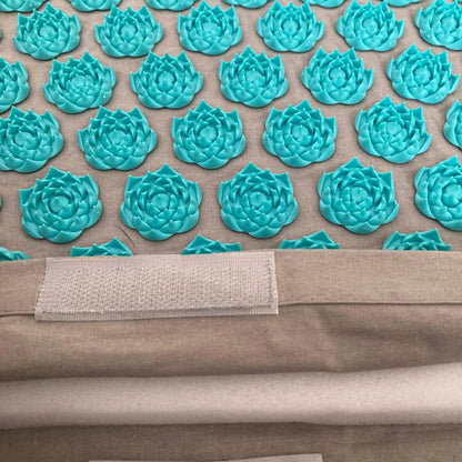 Akupressurmatte und Kissen Lotus - Set Wellvanilla